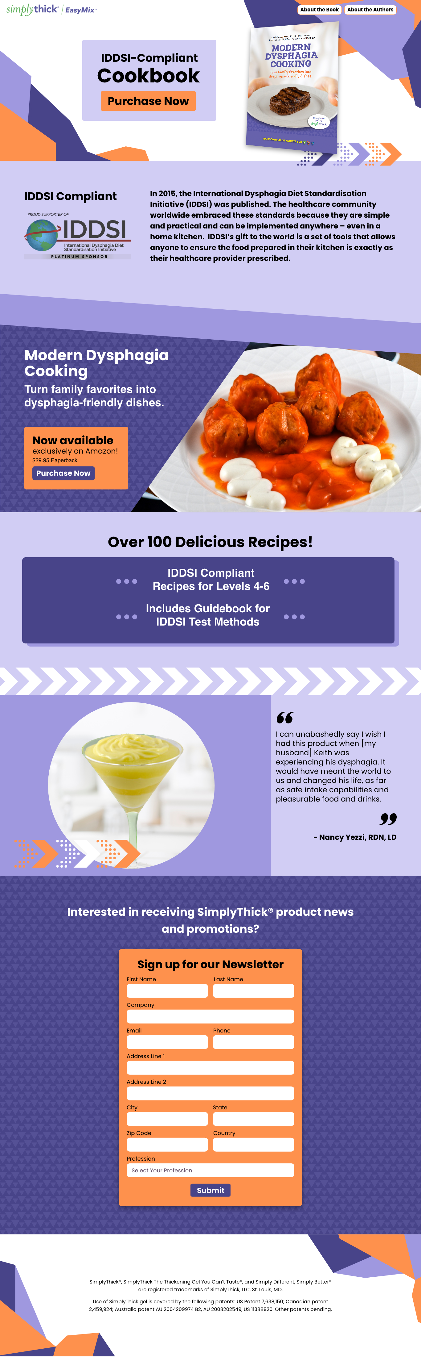 Modern Dysphagia Cooking Home